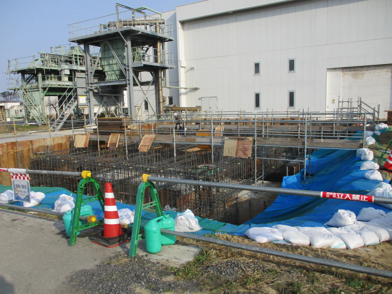 宍道湖西部浄化センター建設工事その23