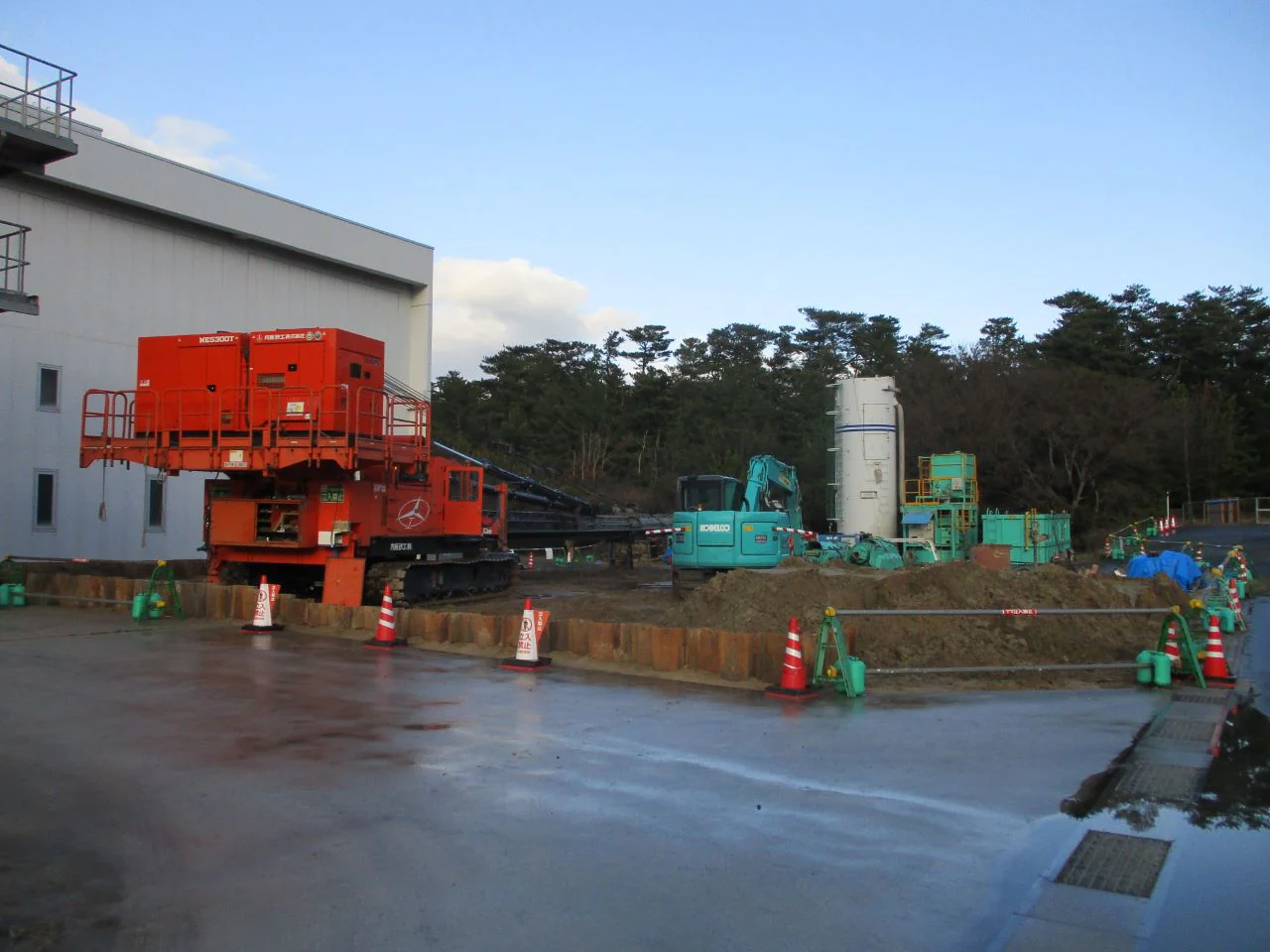 宍道湖西部浄化センター建設工事その23