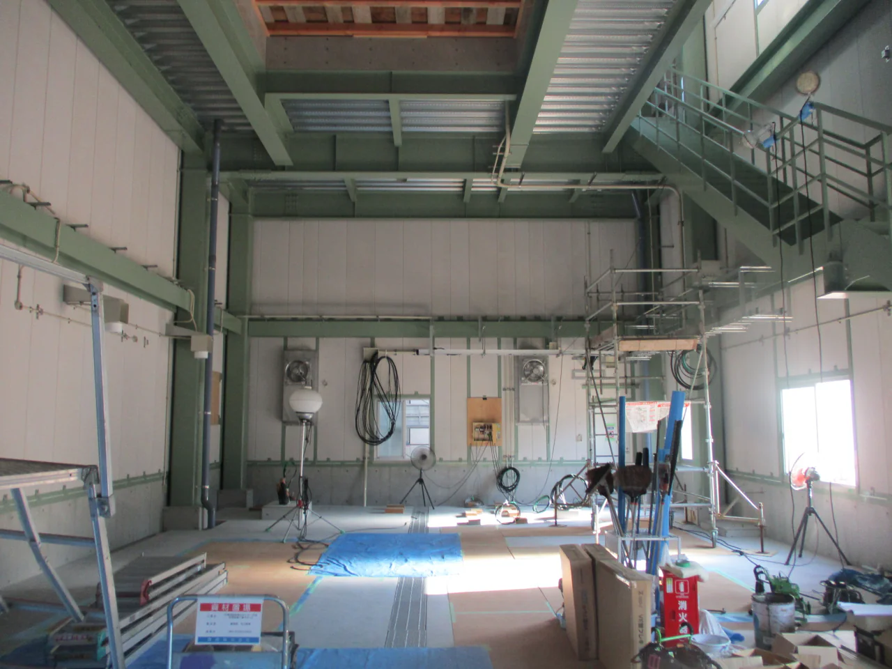 宍道湖西部浄化センター建設工事その23