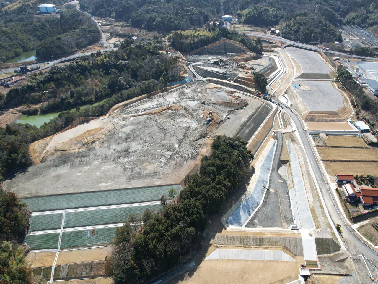 （仮称）出雲市新工業団地（斐川）造成工事