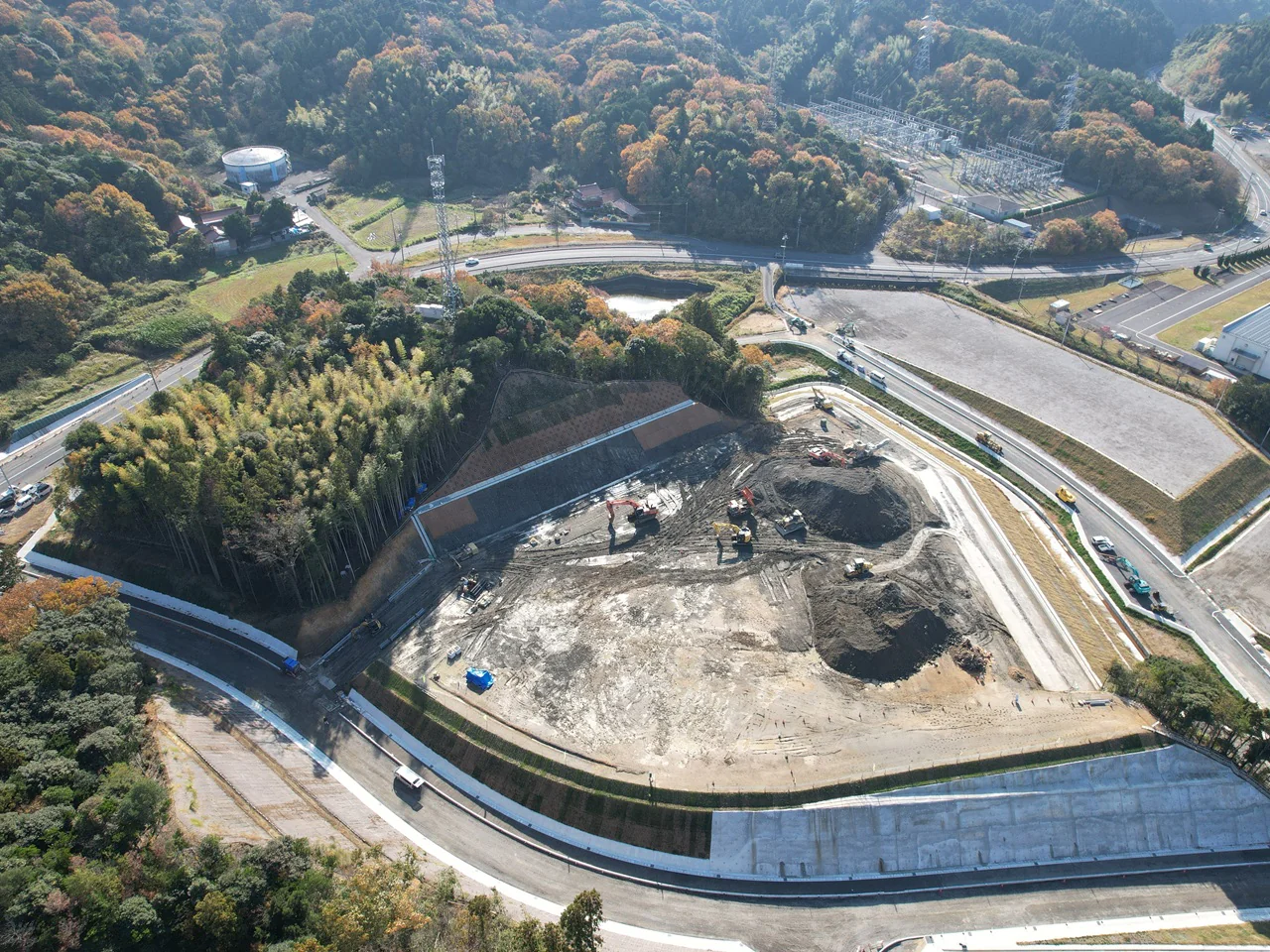 （仮称）出雲市新工業団地（斐川）造成工事