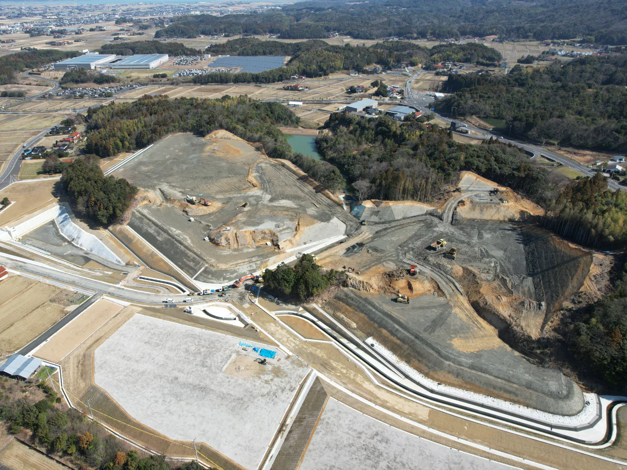 （仮称）出雲市新工業団地（斐川）造成工事