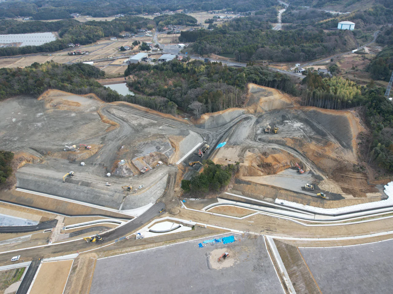 （仮称）出雲市新工業団地（斐川）造成工事