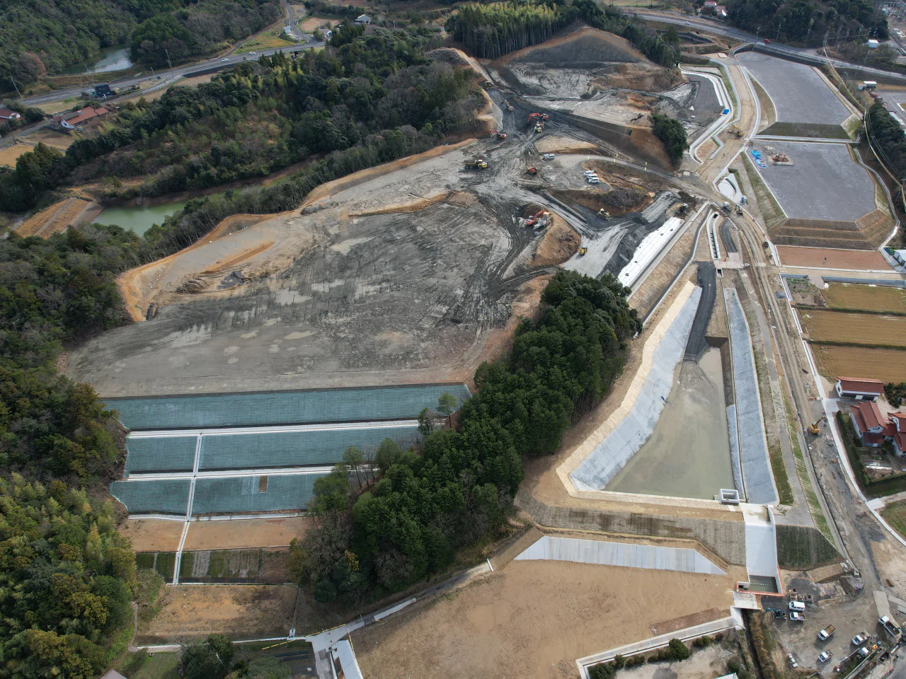 （仮称）出雲市新工業団地（斐川）造成工事