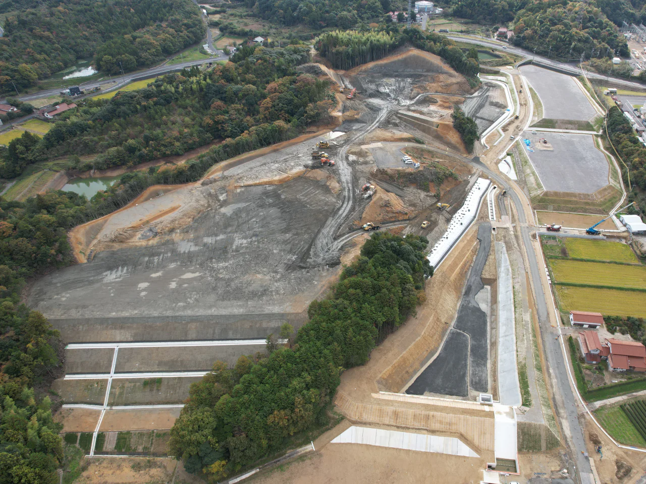 （仮称）出雲市新工業団地（斐川）造成工事