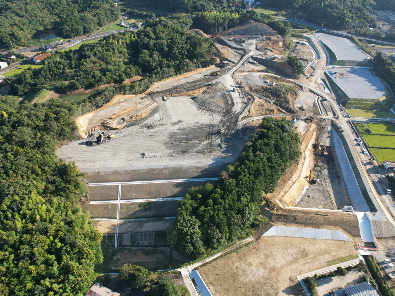 （仮称）出雲市新工業団地（斐川）造成工事