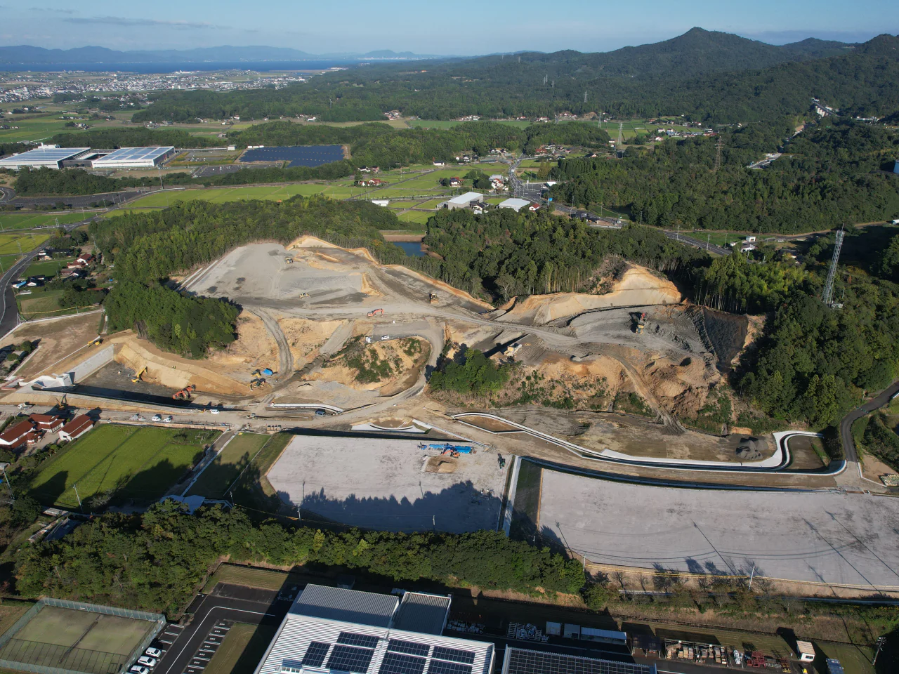 （仮称）出雲市新工業団地（斐川）造成工事