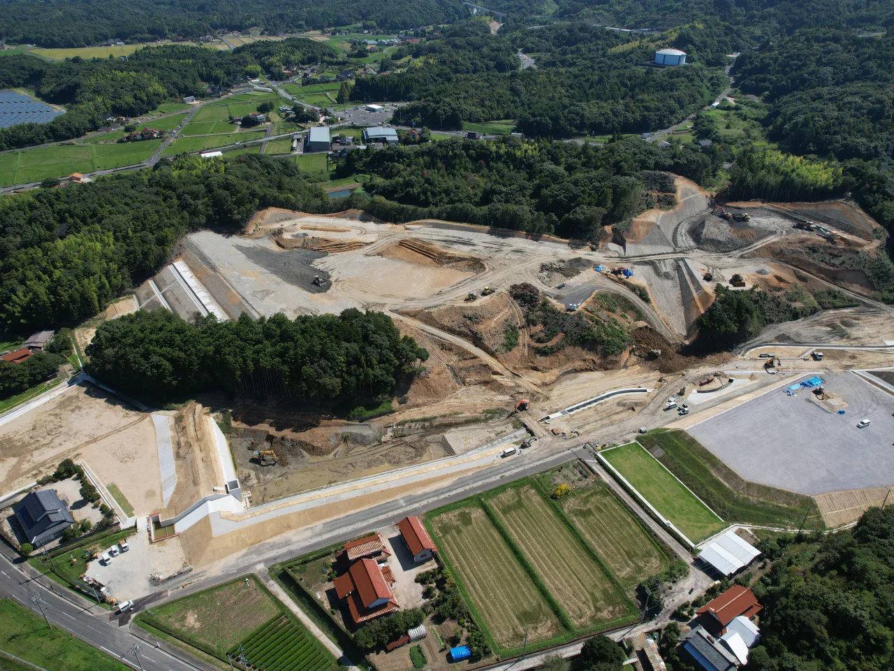 （仮称）出雲市新工業団地（斐川）造成工事