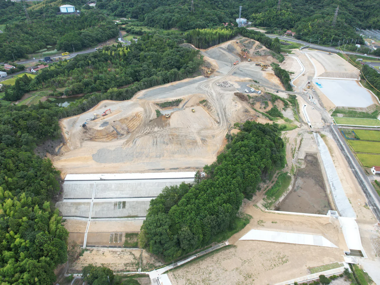 （仮称）出雲市新工業団地（斐川）造成工事