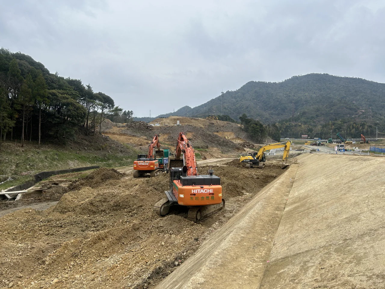 （仮称）出雲市新工業団地（斐川）造成工事