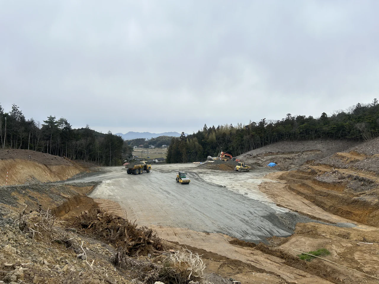 （仮称）出雲市新工業団地（斐川）造成工事