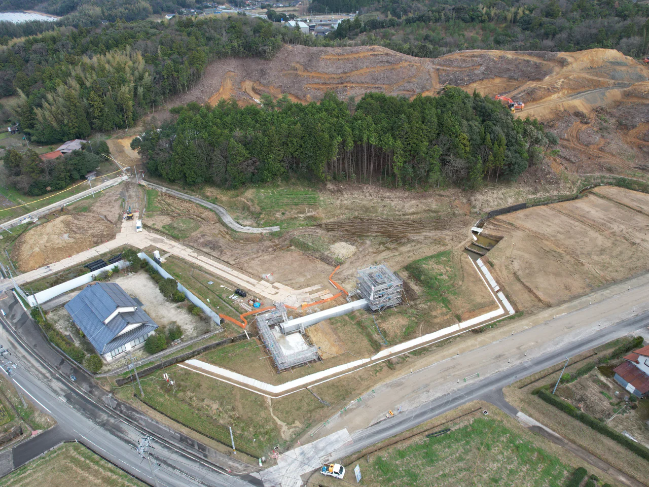 （仮称）出雲市新工業団地（斐川）造成工事