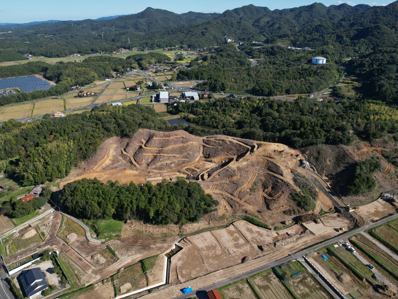 （仮称）出雲市新工業団地（斐川）造成工事
