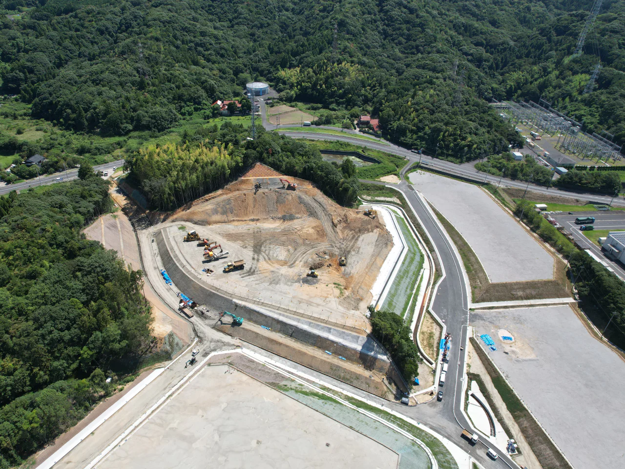 （仮称）出雲市新工業団地（斐川）造成工事