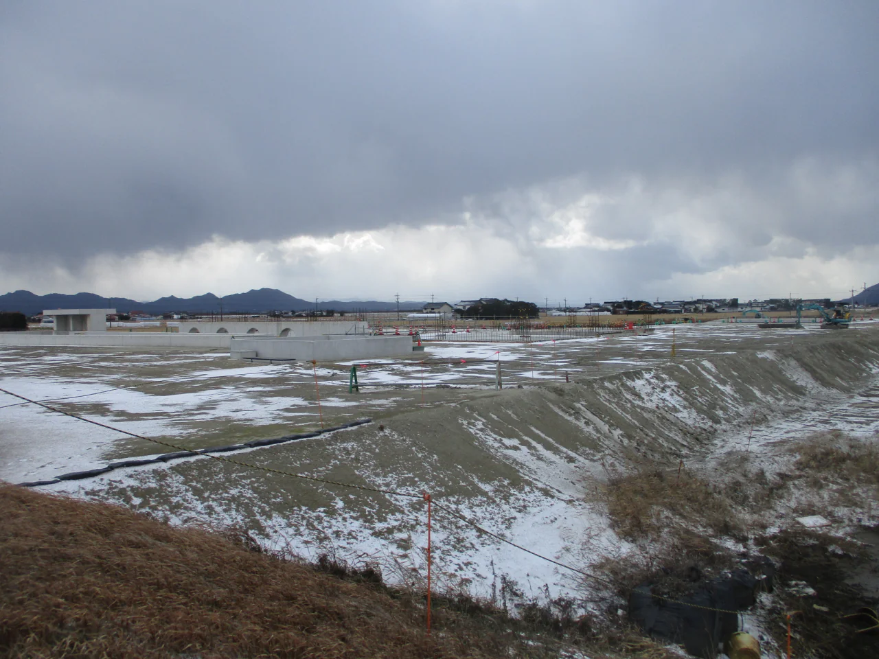宍道湖西岸農地整備事業　論田川排水機場建屋建築工事