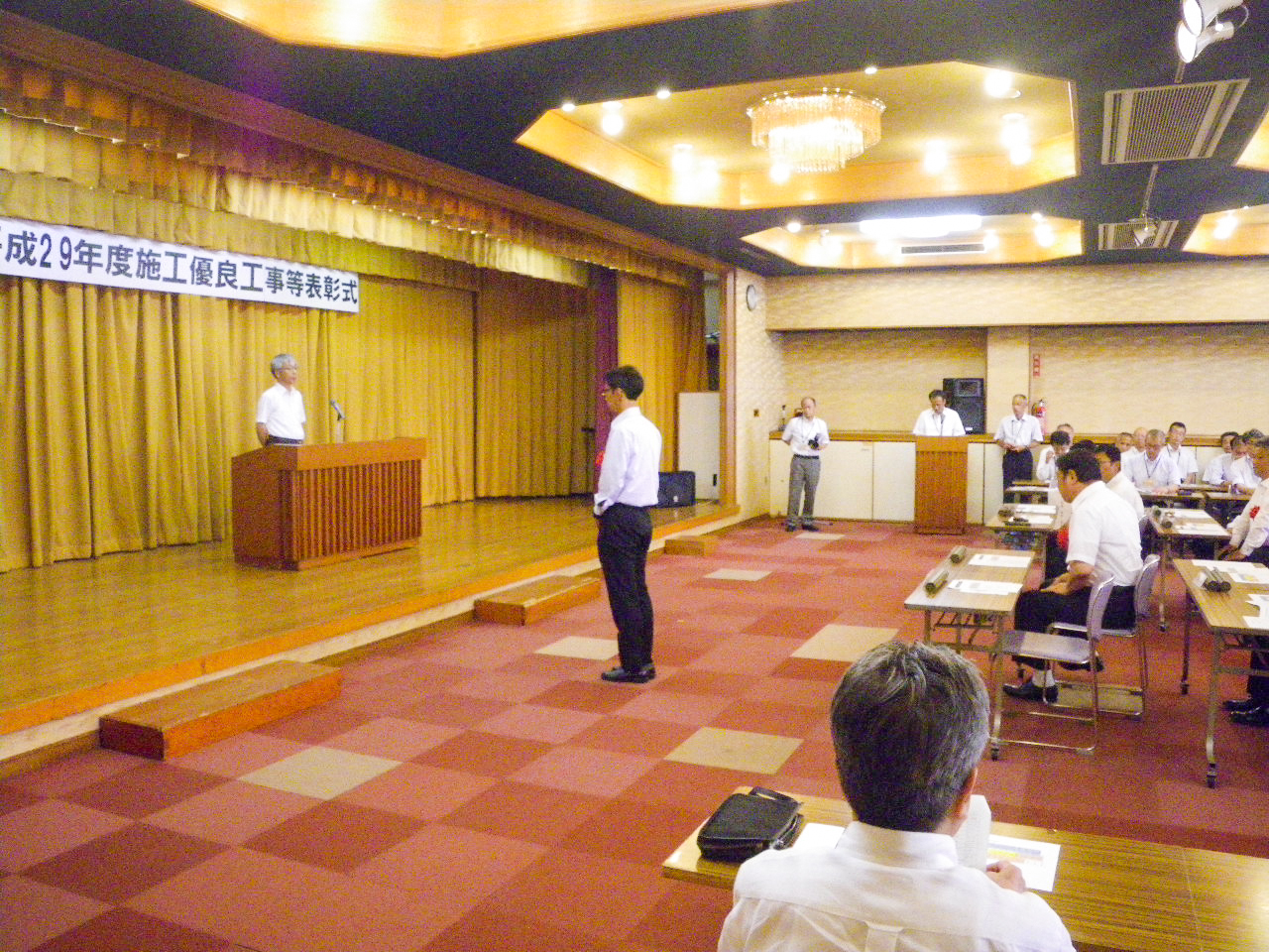 島根県出雲県土整備事務所長表彰をいただきました。