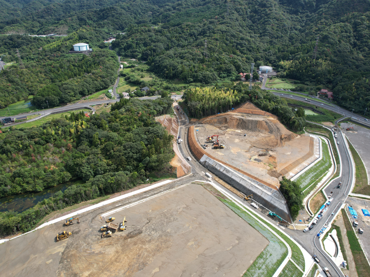 （仮称）出雲市新工業団地（斐川）造成工事