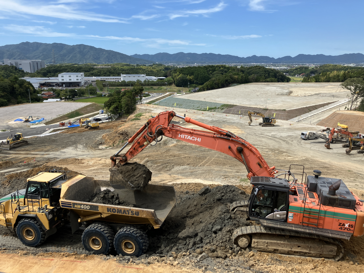 （仮称）出雲市新工業団地（斐川）造成工事