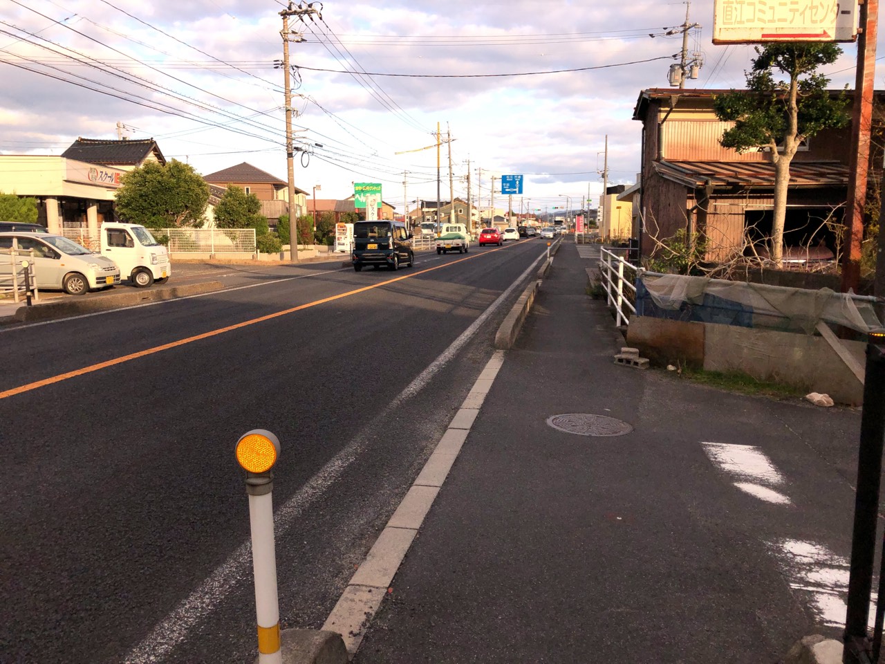 国道９号直江交差点改良工事