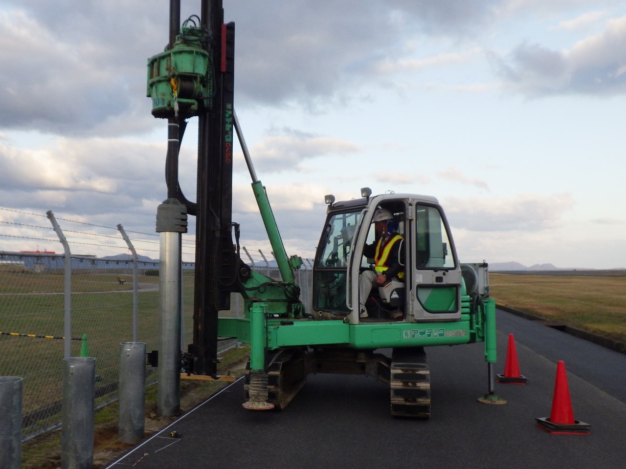 出雲空港車両進入防止施設設置工事第１期