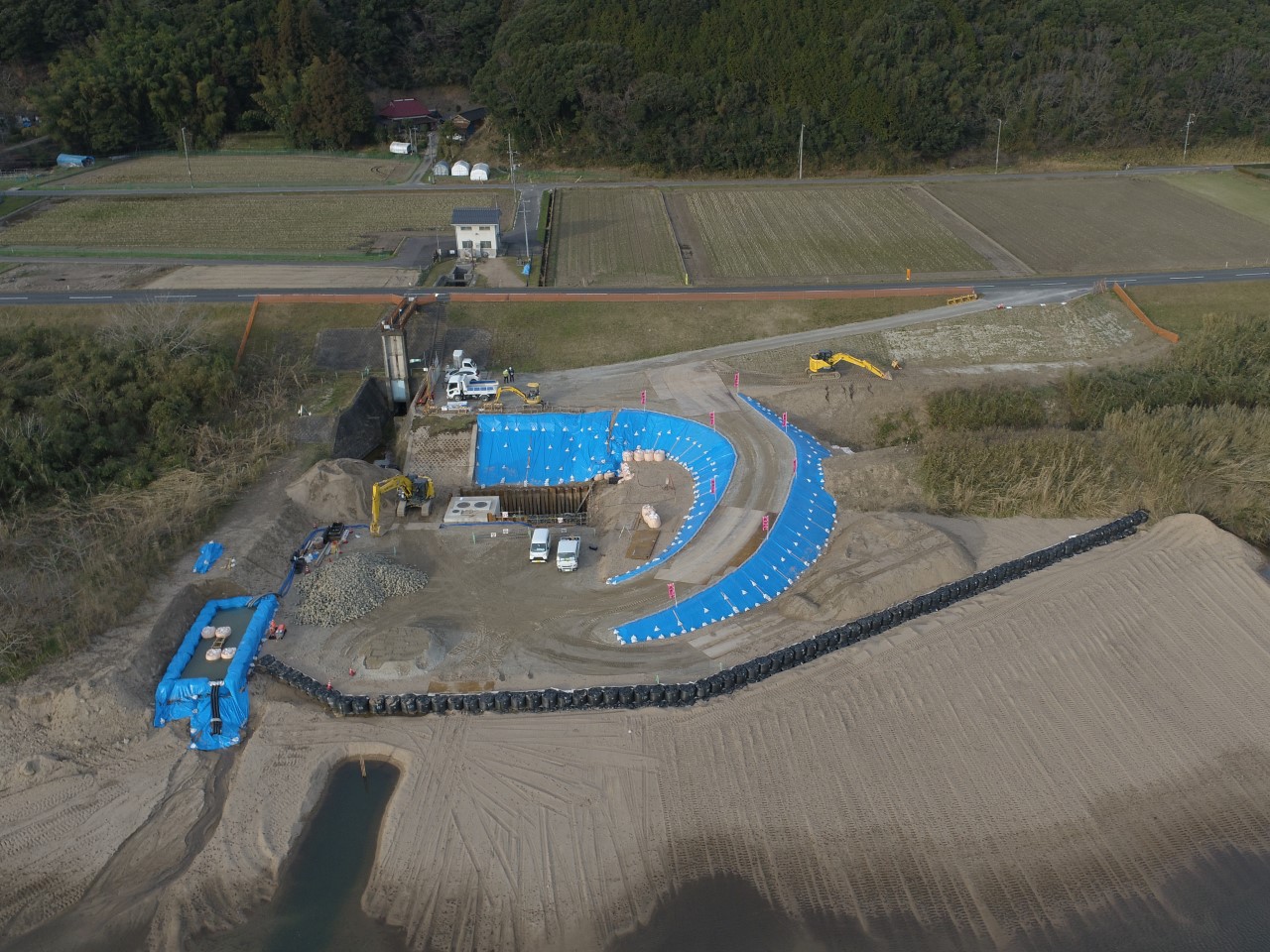 令和元年度県営農地耕作条件改善事業斐川下阿宮地区取水施設整備（その４）工事