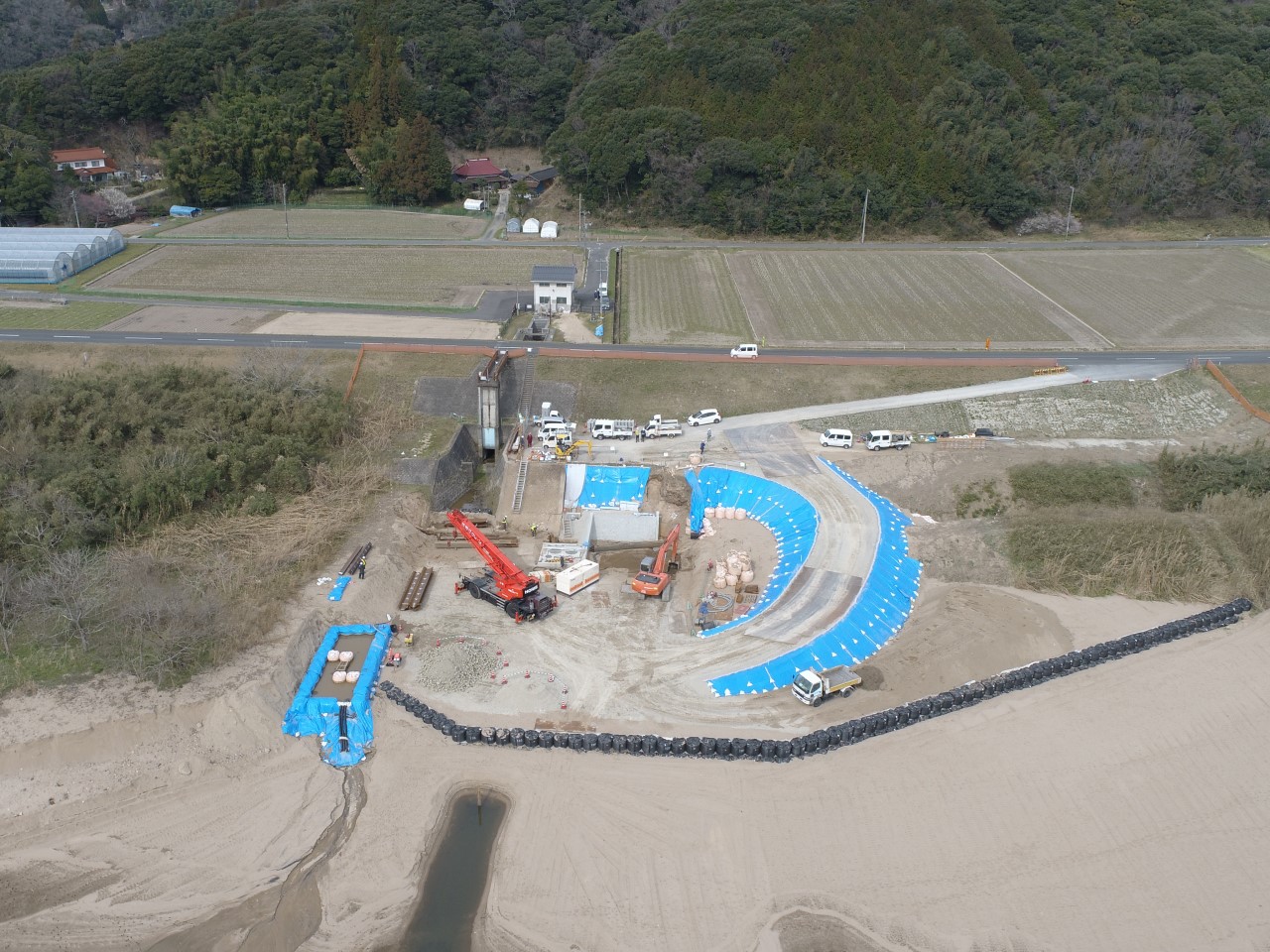 令和元年度県営農地耕作条件改善事業斐川下阿宮地区取水施設整備（その４）工事