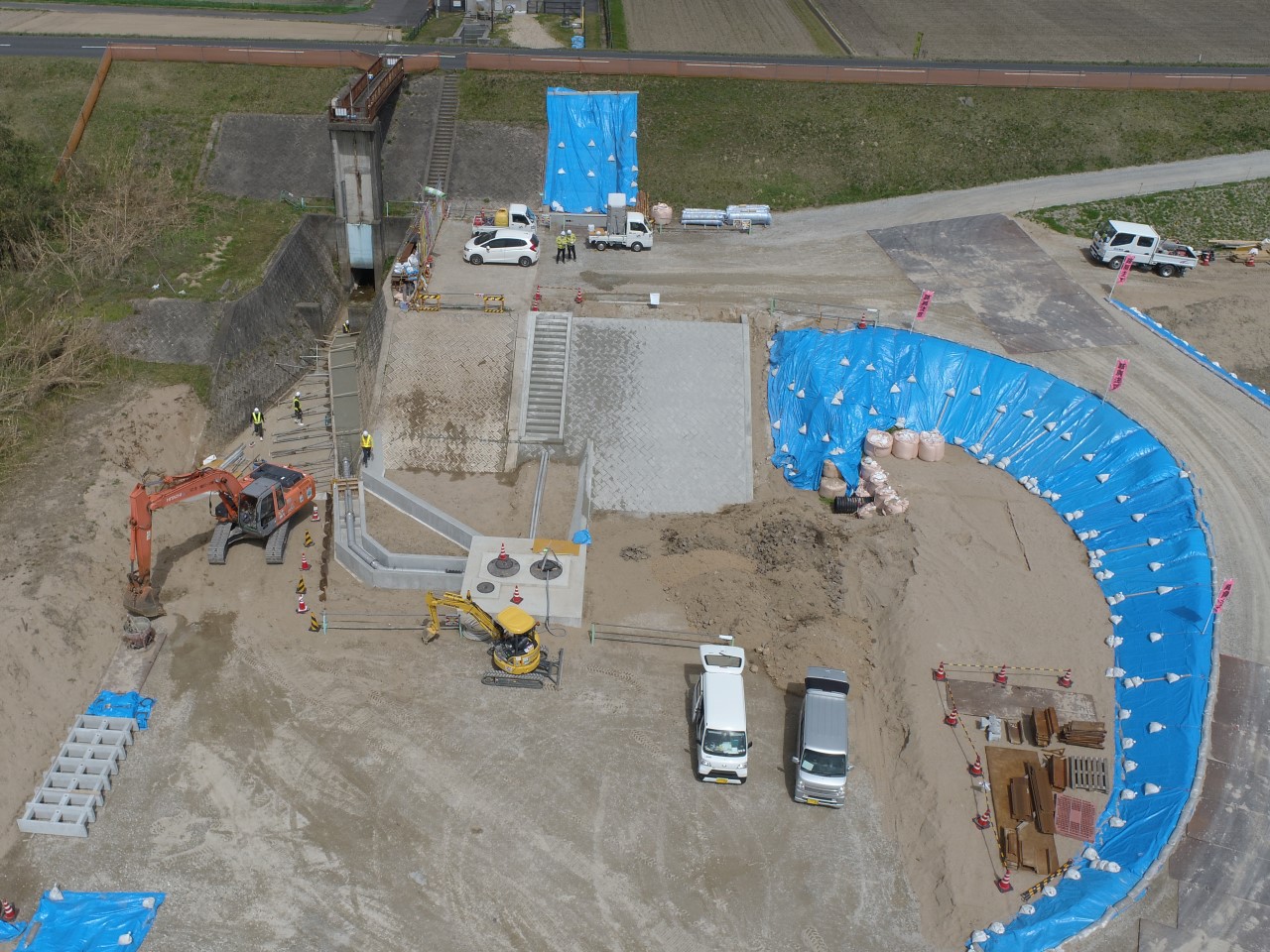 令和元年度県営農地耕作条件改善事業斐川下阿宮地区取水施設整備（その４）工事