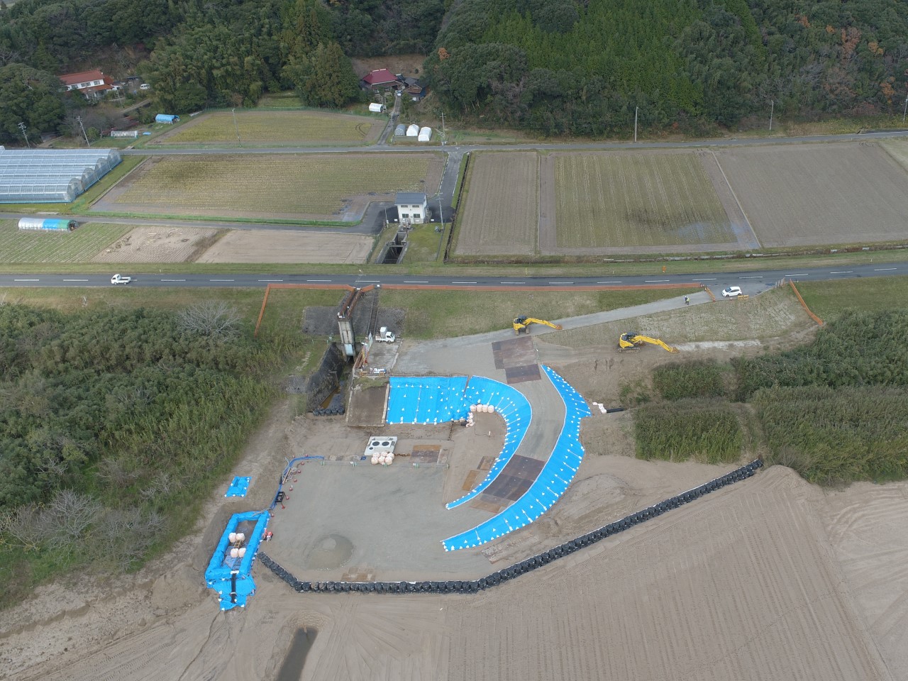 令和元年度県営農地耕作条件改善事業斐川下阿宮地区取水施設整備（その４）工事