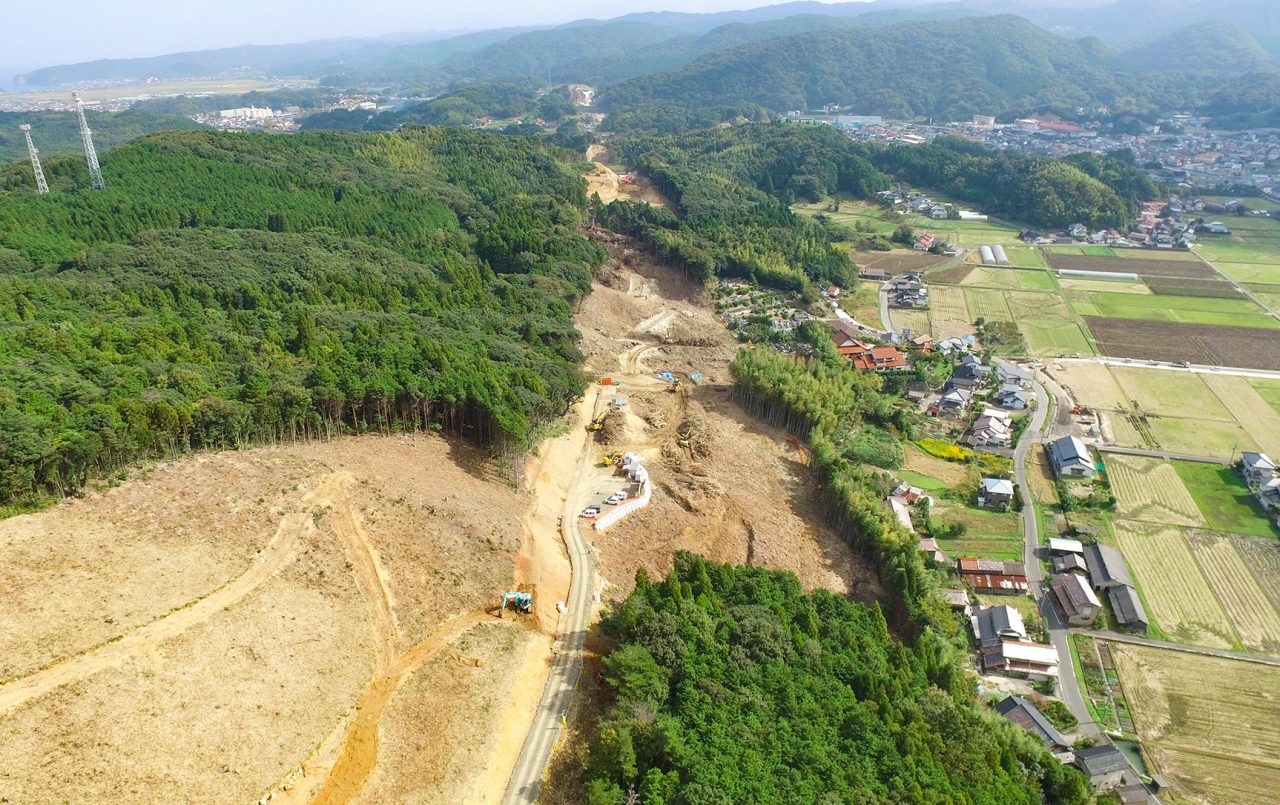 大田静間道路長久地区改良第２工事