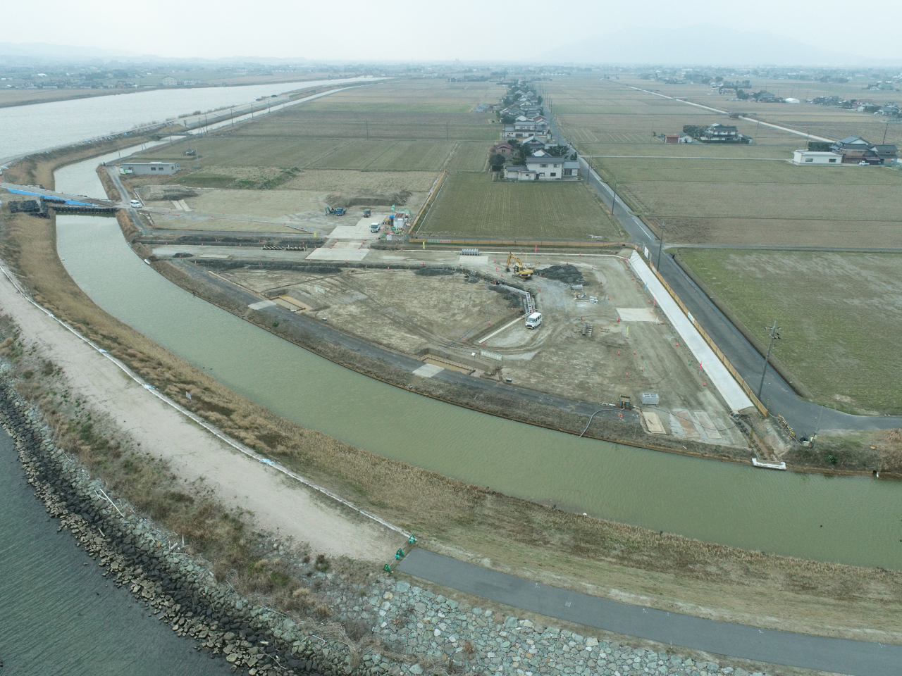 令和6年度 水利施設等保全高度化事業湖岸北地区 排水機場造成工事（その２）
