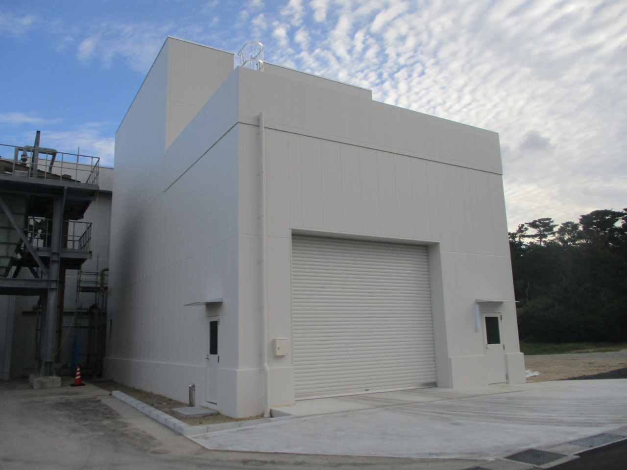 宍道湖西部浄化センター建設工事その23