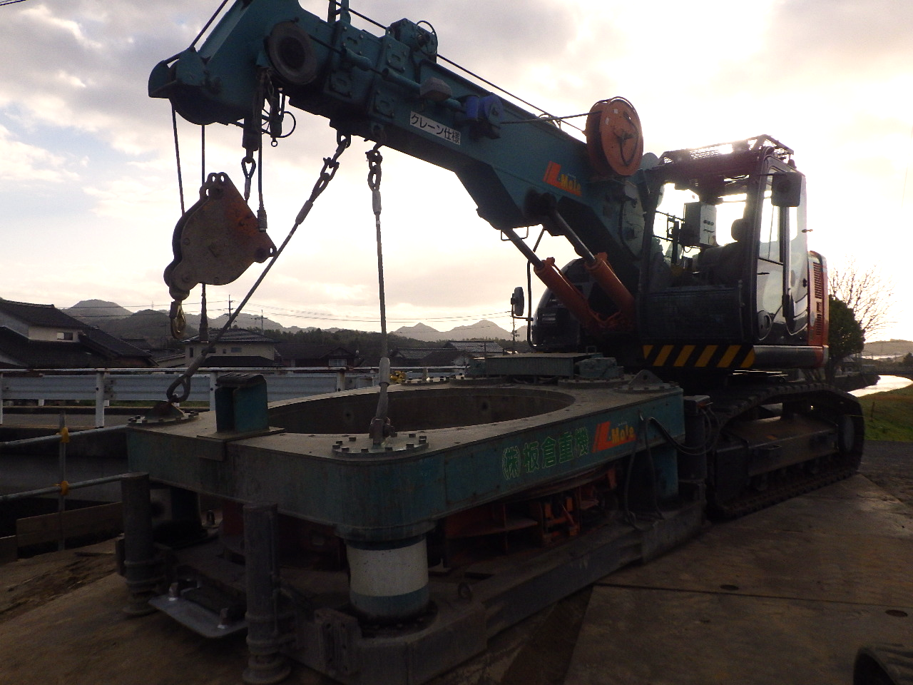 新石川（松原橋付近）排水管河川横断工事