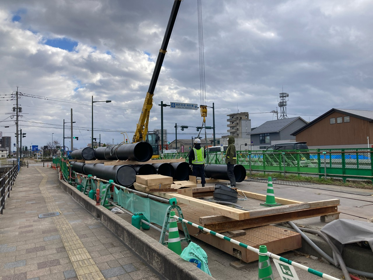 国道9号姫原西交差点～消防本部北交差点配水本管布設工事