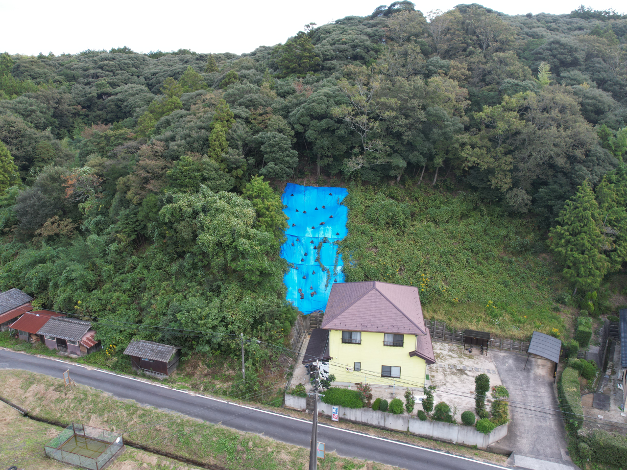 令和5年度 地すべり防止事業（多久地区）外　山腹工事