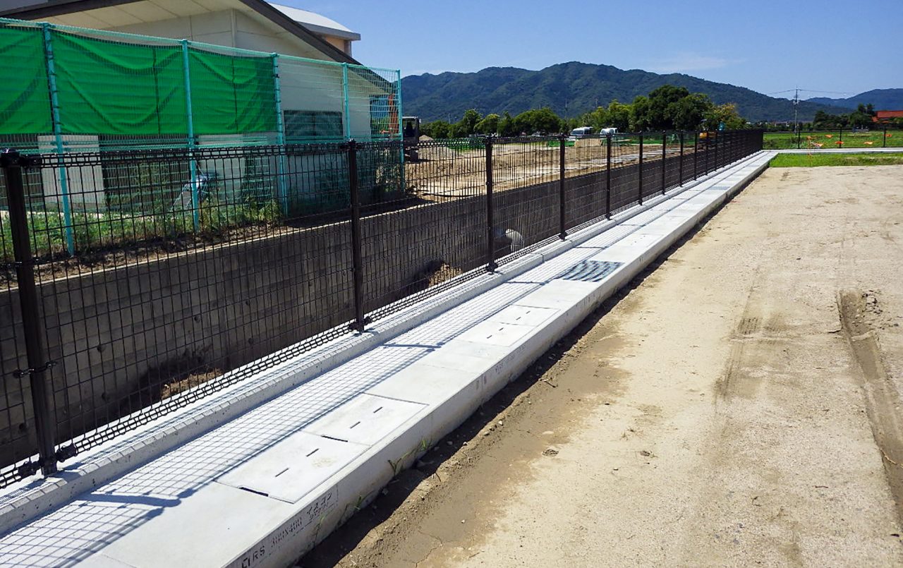 新斐川学校給食センター敷地造成工事