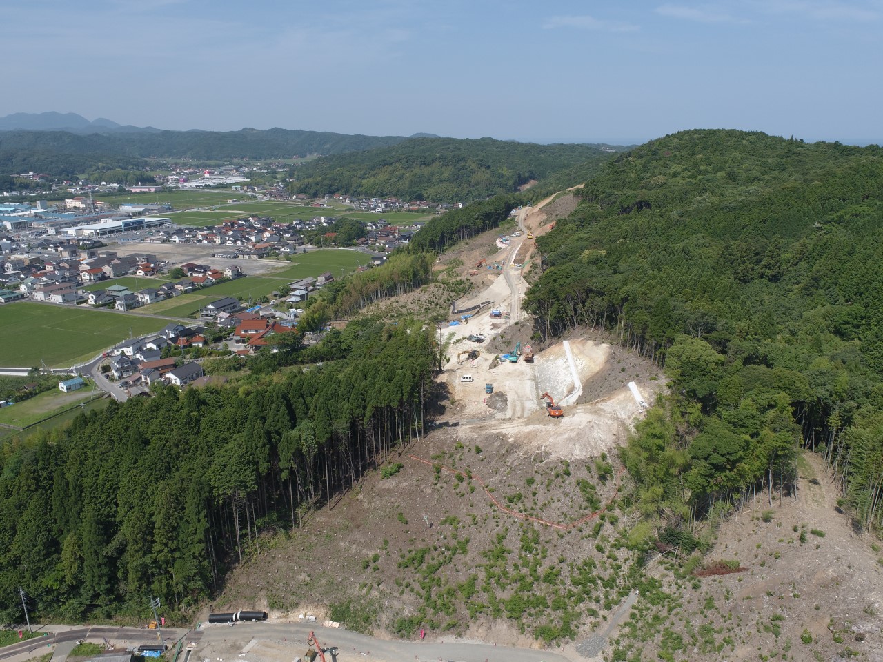 大田静間道路長久地区改良第２工事