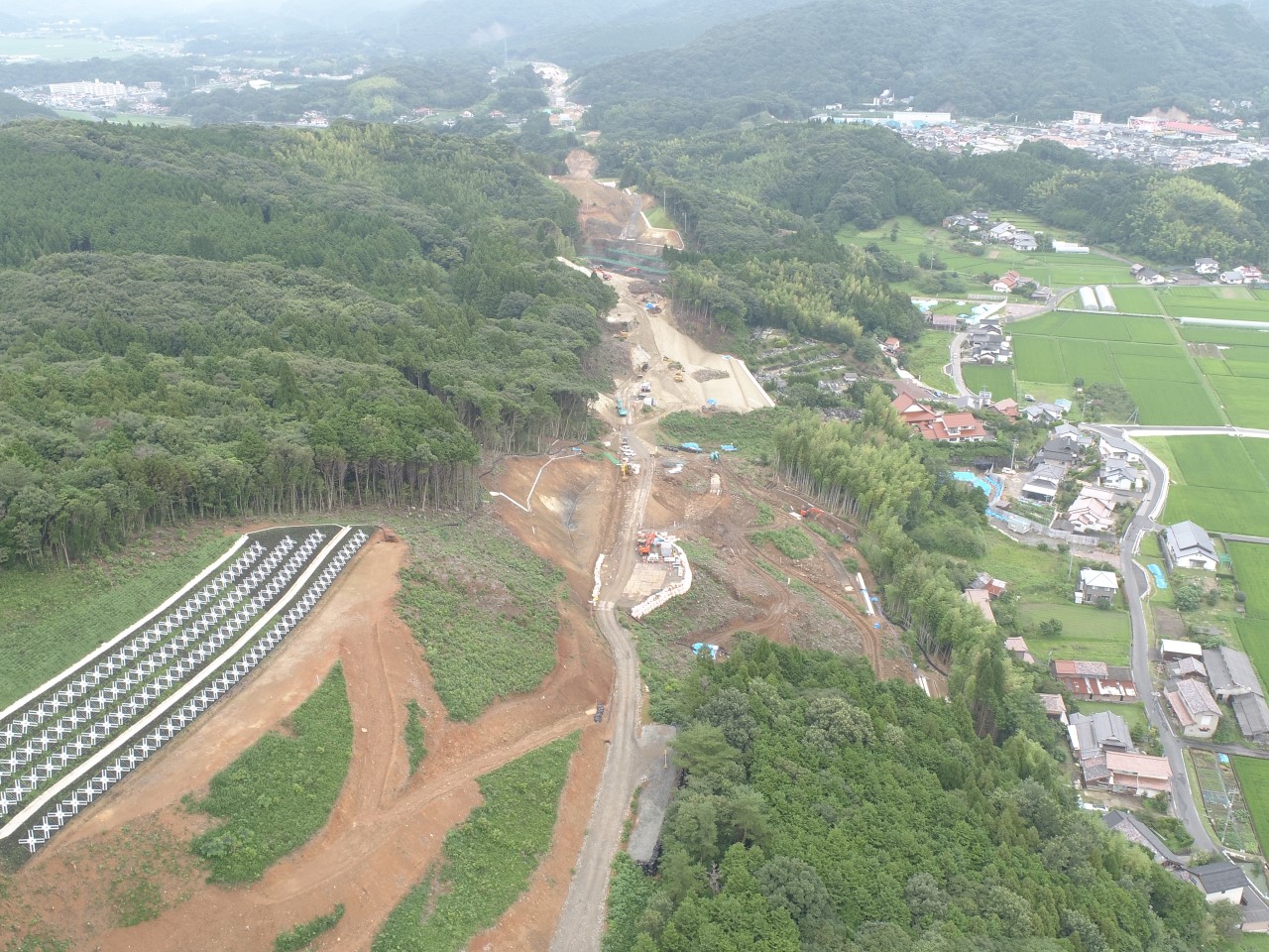 大田静間道路長久地区改良第２工事