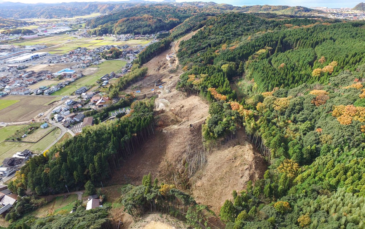 大田静間道路長久地区改良第２工事