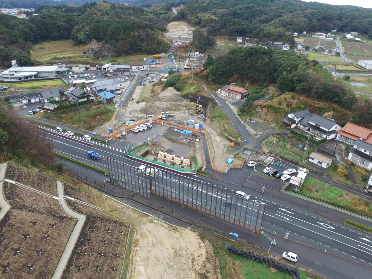 大田静間道路久手高架橋下部工事