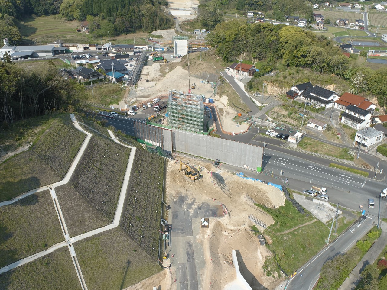 大田静間道路久手高架橋下部工事