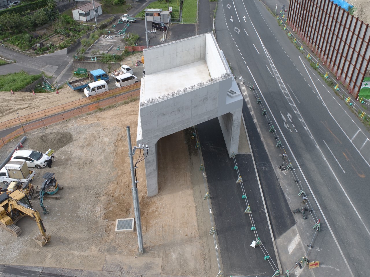 大田静間道路久手高架橋下部工事