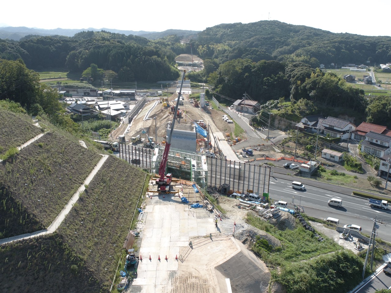 大田静間道路久手高架橋下部工事