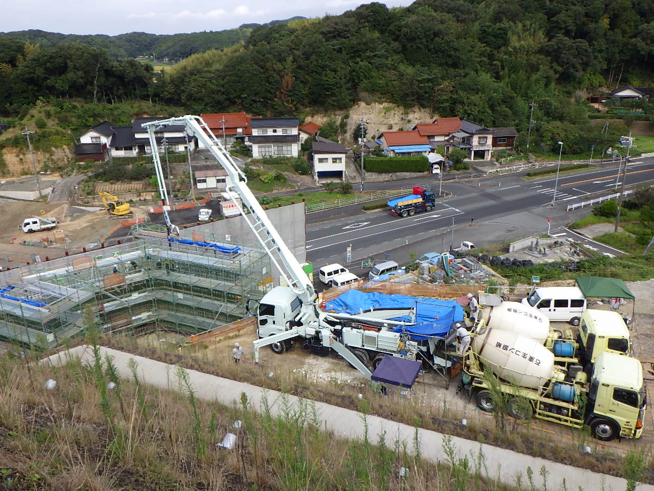 大田静間道路久手高架橋下部工事
