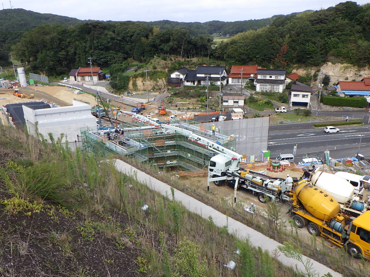 大田静間道路久手高架橋下部工事