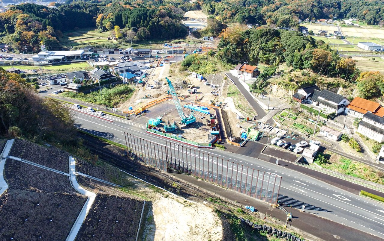 大田静間道路久手高架橋下部工事