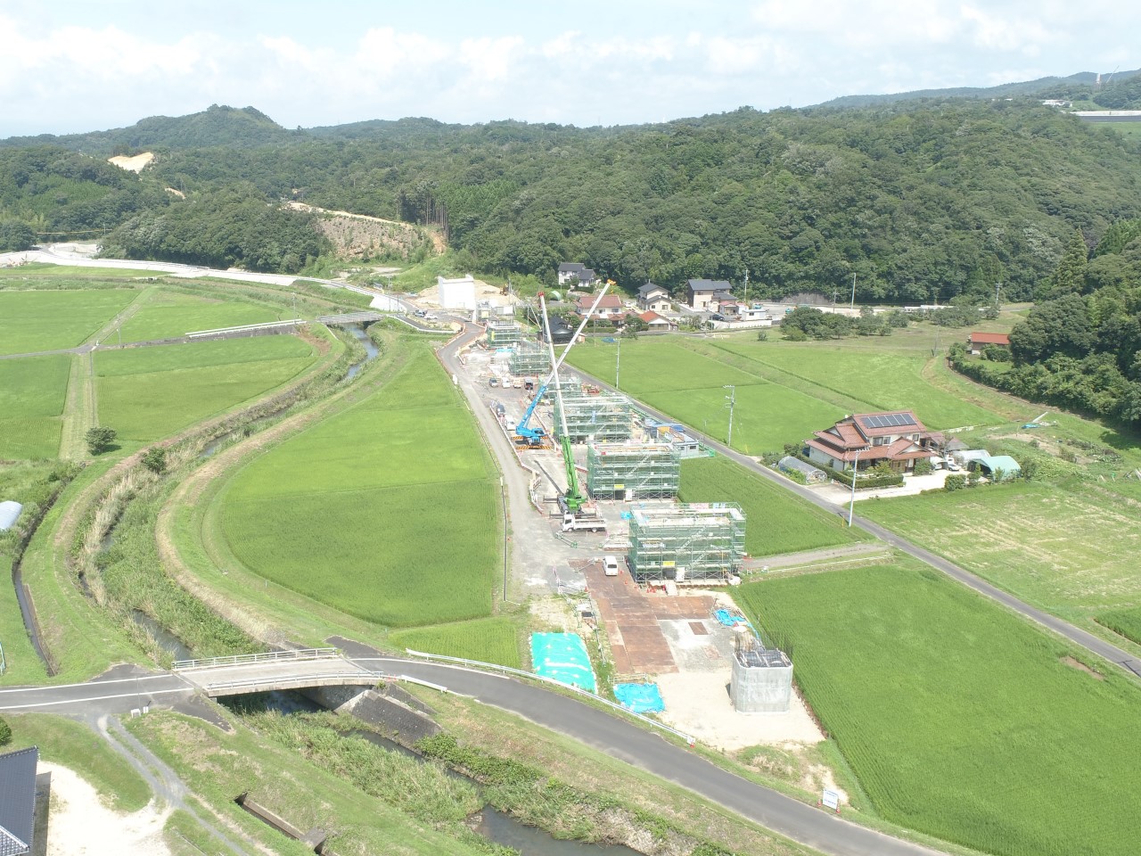 出雲湖陵道路常楽寺第２高架橋下部第４工事