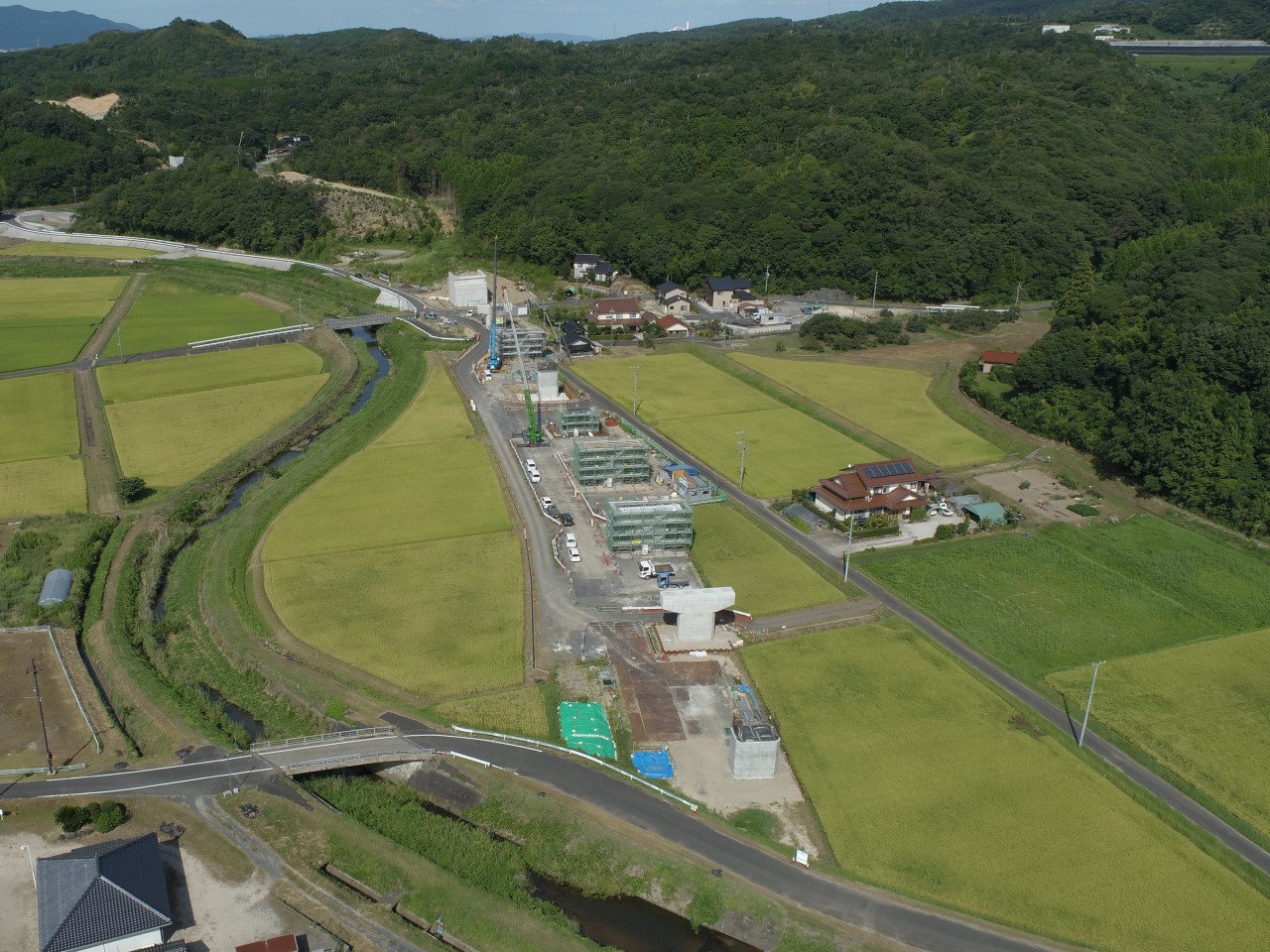 出雲湖陵道路常楽寺第２高架橋下部第４工事