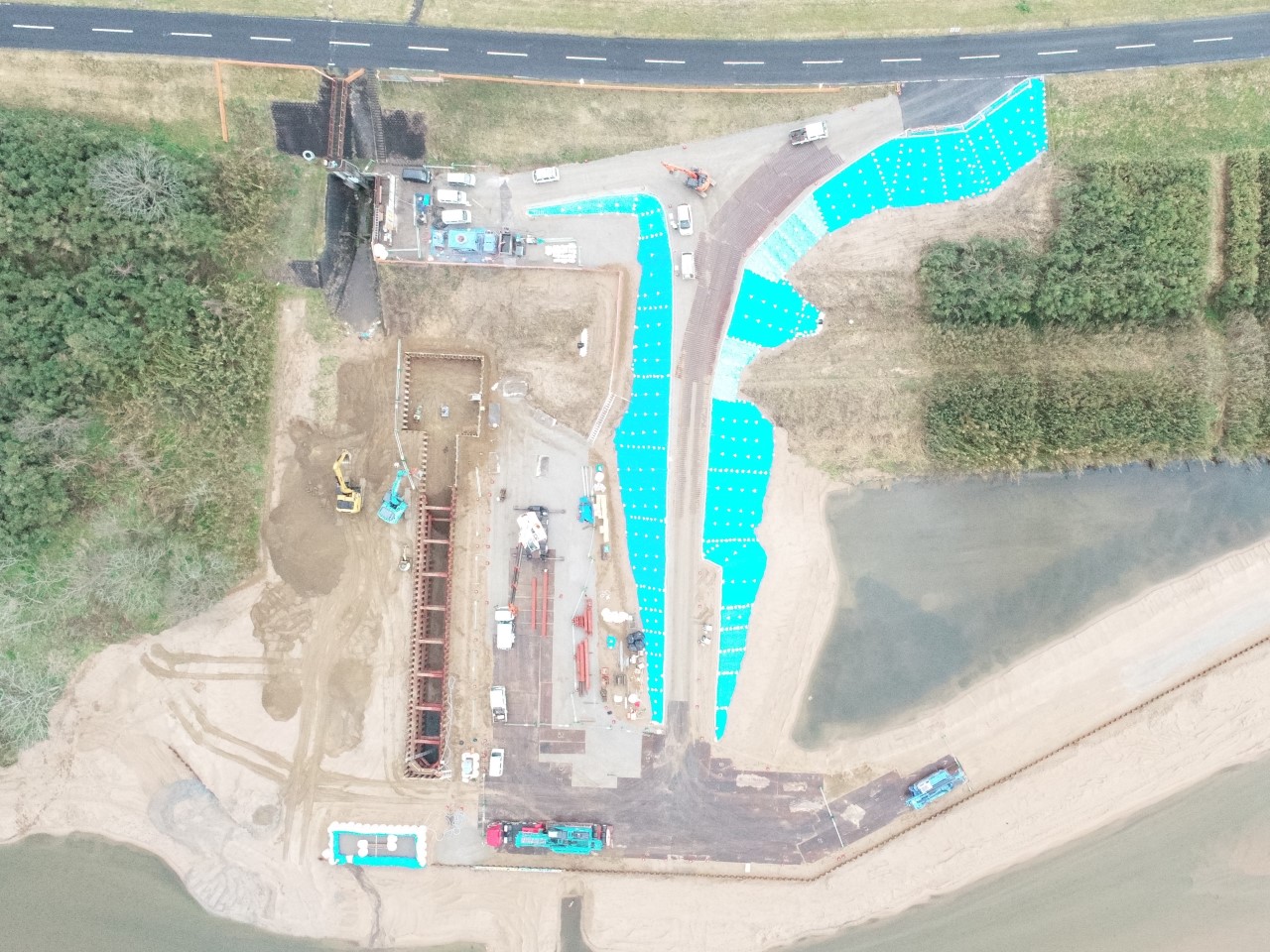 令和元年度　県営農地耕作条件改善事業　斐川下阿宮地区　取水施設整備工事