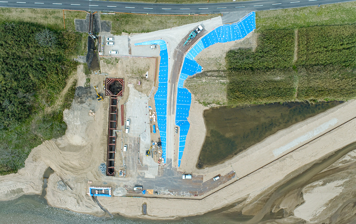 令和元年度　県営農地耕作条件改善事業　斐川下阿宮地区　取水施設整備工事