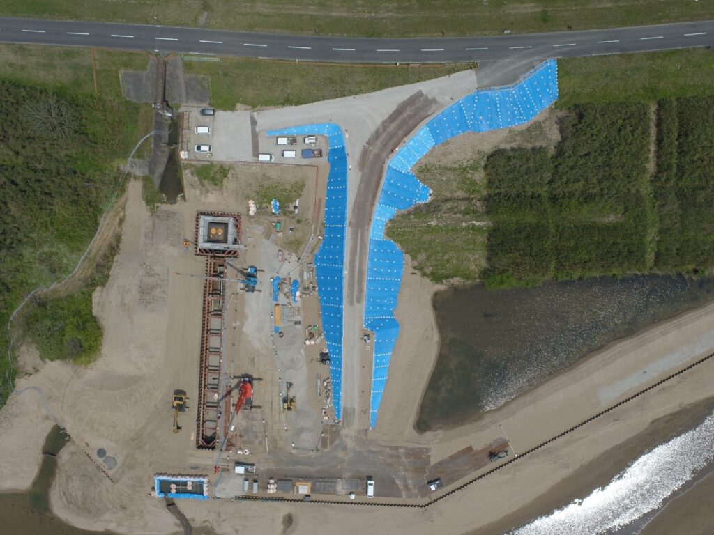 令和元年度　県営農地耕作条件改善事業　斐川下阿宮地区　取水施設整備工事